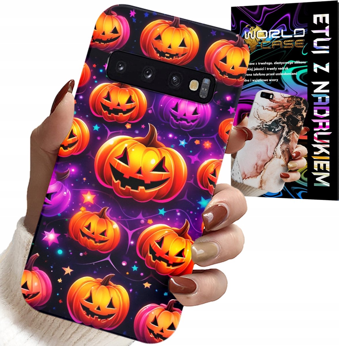HOESJE VOOR SAMSUNG GALAXY S10 PLUS - HALLOWEEN, SALEM, ENGE POMPOENEN, PATRONEN