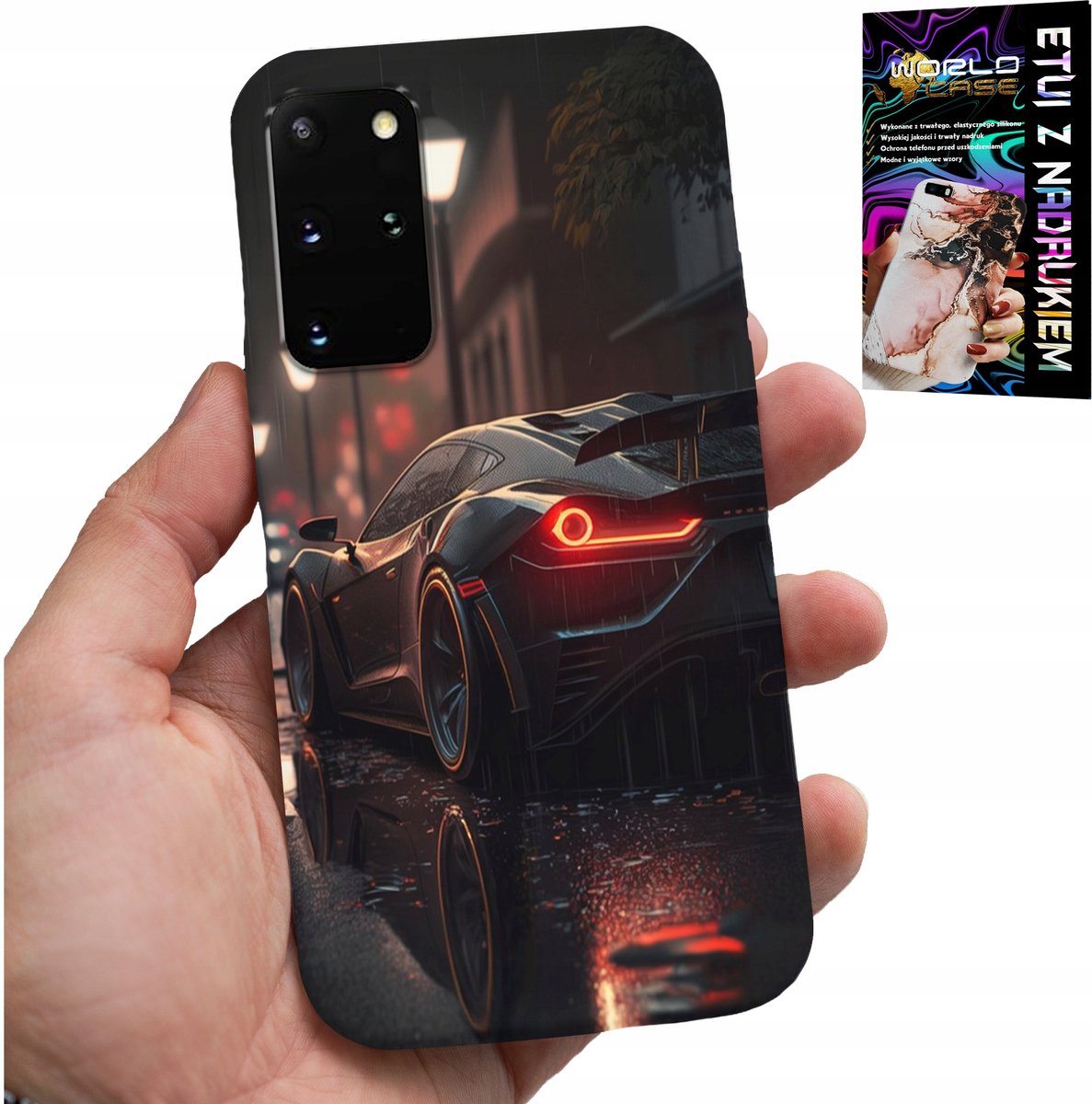 HOESJE VOOR SAMSUNG GALAXY S20 PLUS - SPORTWAGENS MOTORFIETS FOLIE