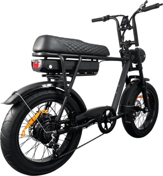 FATVOLT EB2 Fatbike - 20 inch - 250W motor - 80 km actieradius - coffee brown van Merkloos — afbeelding 4