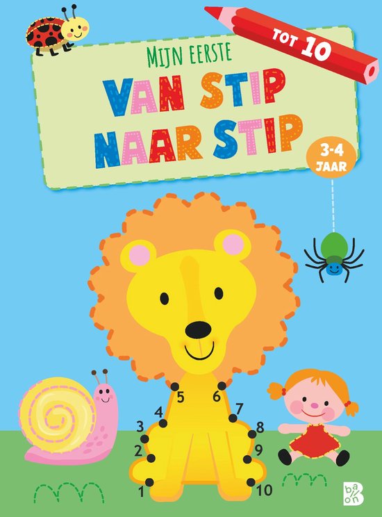 Mijn eerste van stip naar stip tot 10 3-4 jaar - cover