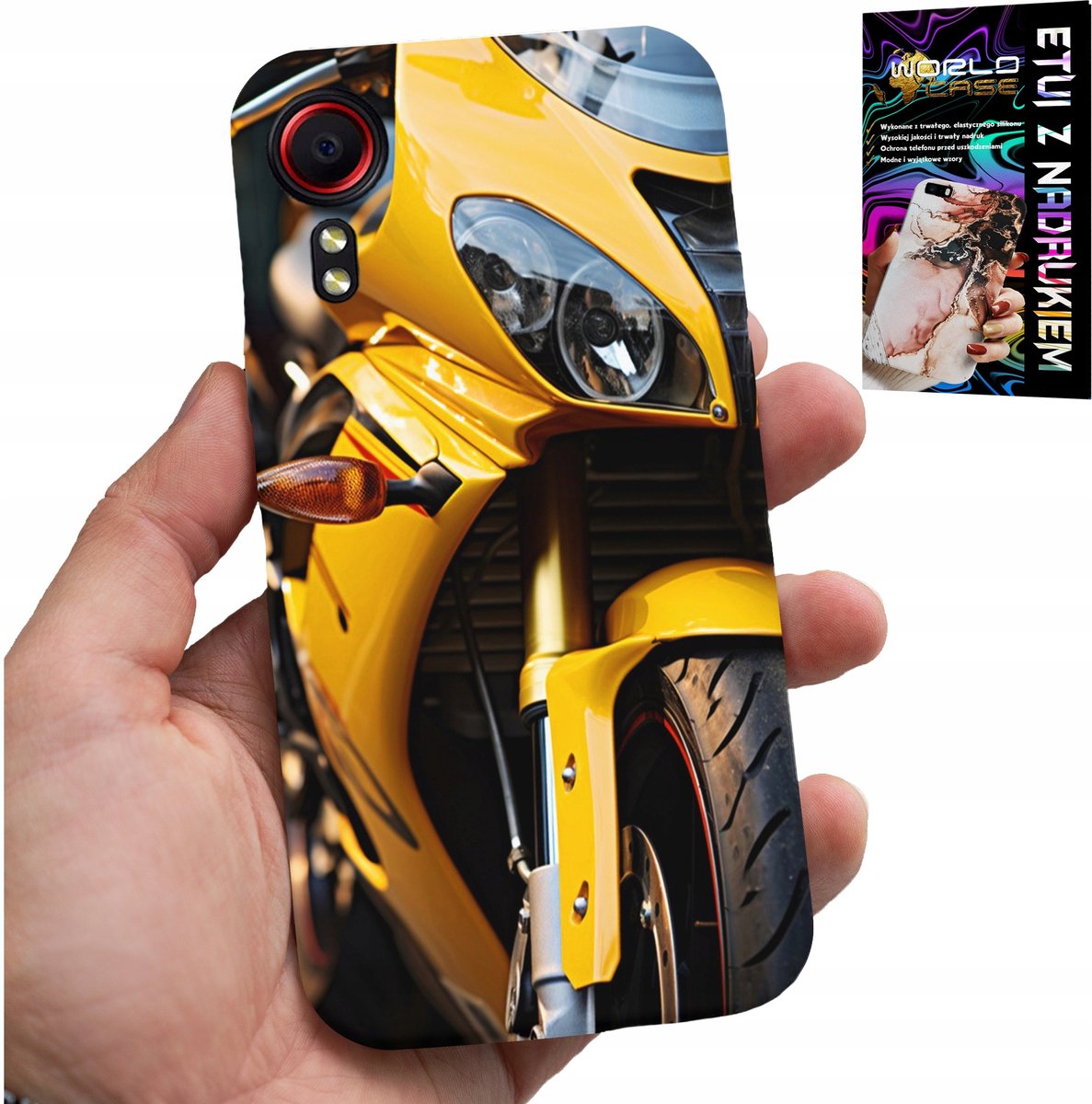 BEHUIZING VOOR SAMSUNG GALAXY XCOVER 5 - MOTORFIETS VENTILATOR ACHTERKANT BEHUIZING