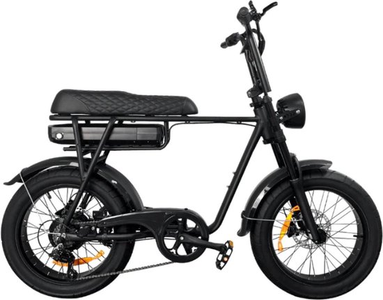 FATVOLT EB2 Fatbike - 20 inch - 250W motor - zwart van Merkloos — afbeelding 5
