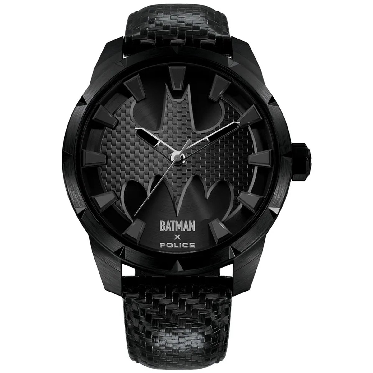Police The Bat 45mm 5atm Quartz Analogical Horloge Zwart Man