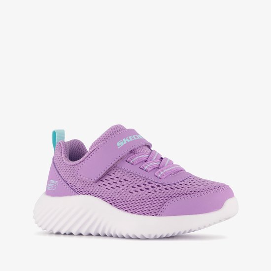 Skechers Bounder meisjes sneakers paars - Maat 26