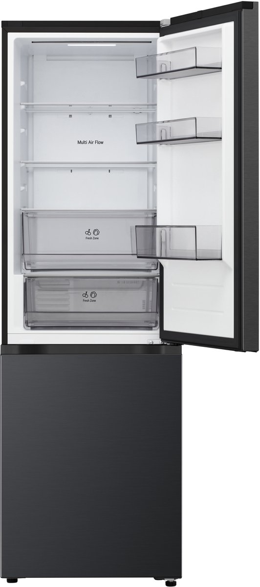 LG GBBSJ11DEP koel‑vriescombinatie Zwart met DoorCooling voor gelijkmatige koeling - Zero Clearance voor een naadloze pasvorm - MAXFit voor maximale opslagruimte - ThinQ bediening. Energieklasse D — afbeelding 3