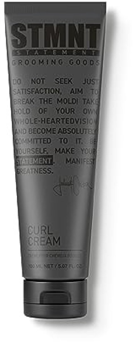 STMNT Grooming Goods Curl Cream, 5.07 Oz | Enhances Curls | Texture Without Crispiness