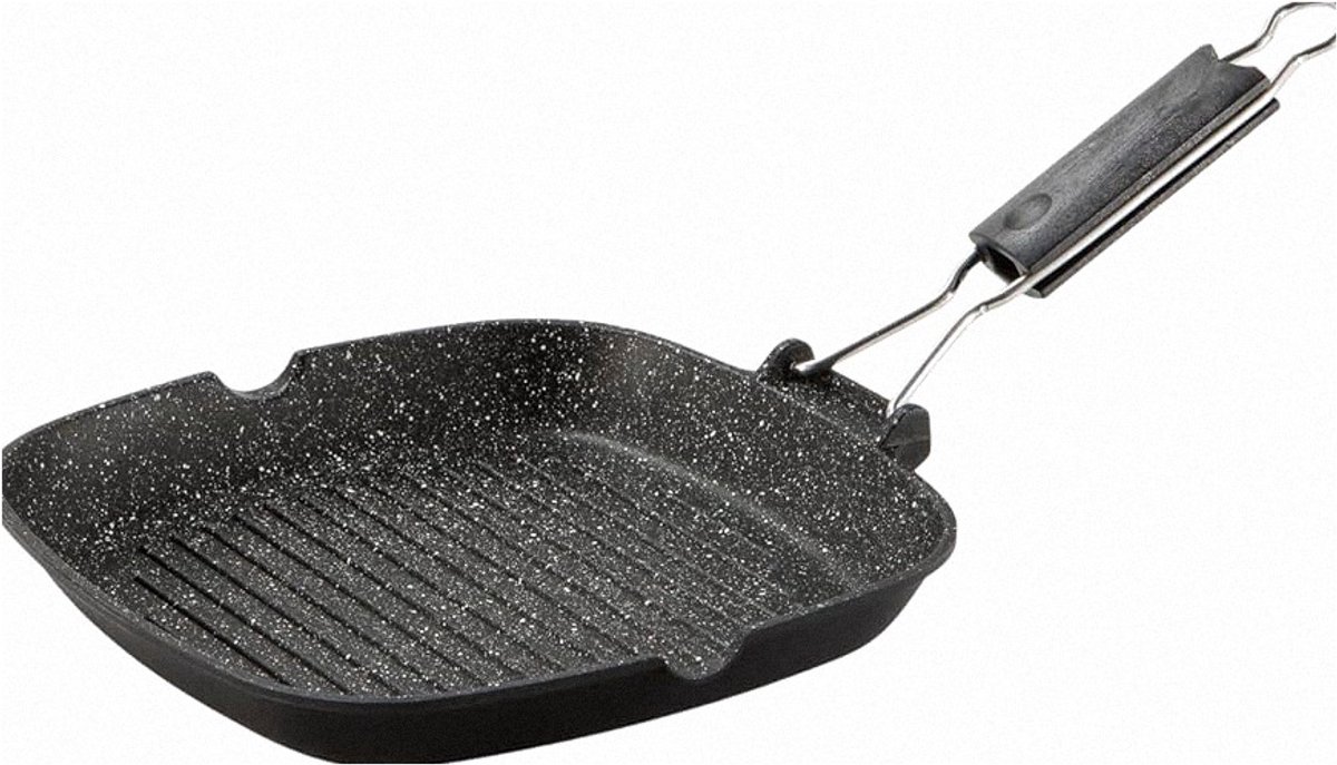 Aluminium Bakplaat Gespikkeld Zwart 1 stuk 26 x 26 cm