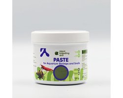 AquaBreedingSkill Garnalenvoer - 100g Voederpasta - Hoogwaardig voer voor dwerggarnalen en slakken - Zinkend aquariumvoer