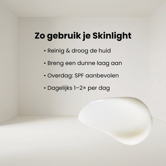 Skinlight Verhelderende Dagcrème – Anti-Vlekken creme - Ongelijke teint & pigmentvlekken – 60 ml