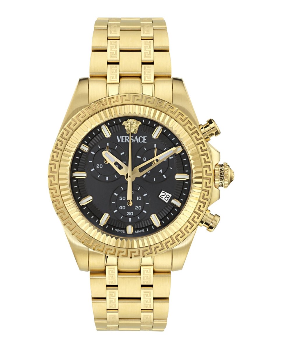 Versace Fornax VE0W00525 Horloge - Staal - Goudkleurig - Ø 43 mm