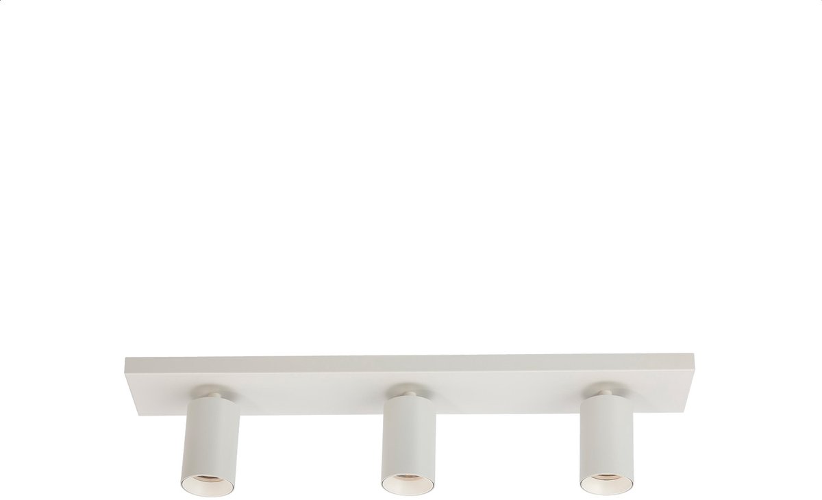 DMQ - Plafondspot Elmont 3 Wit- Brede montageplaat
