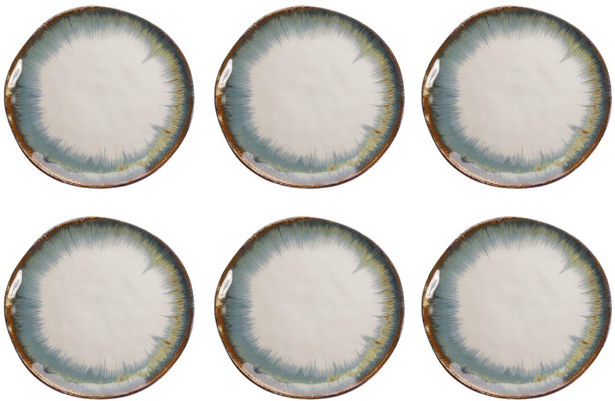 Borden Organic Ø26cm wit (6/Set) Kare Design