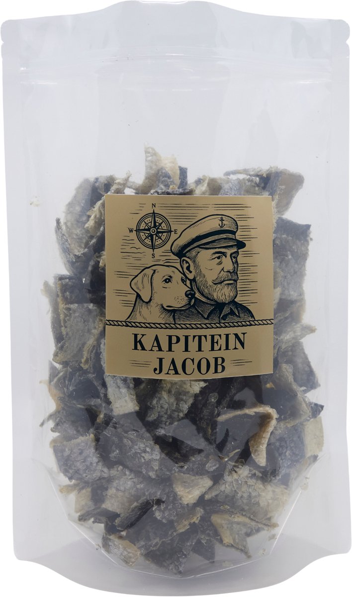 Kapitein Jacob Zalmhuid Bites voor Hond - Hondensnacks - 300 Gram