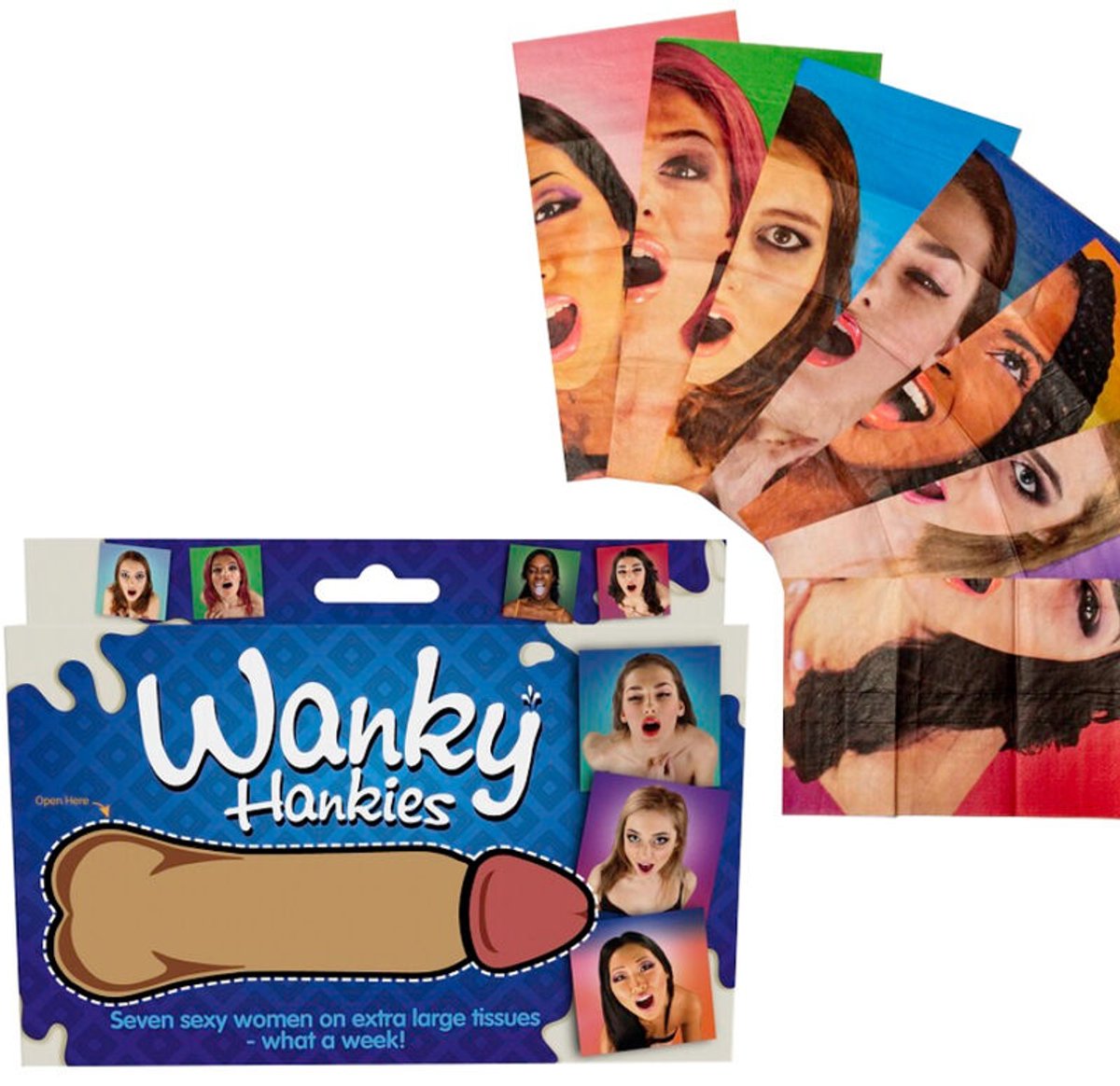 Spencer & Fleetwood - Wanky Hankies 7 Extra Large Women'S Handkerchiefs