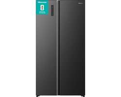 Hisense RS3P558NEFD - Amerikaanse koelkast - No-Frost - 178 cm hoog - 544 liter - Energielabel D - Invriesvermogen 12 kg/24u - Geluidsniveau 37 dB - LED Display - SuperCool - FastFreeze - Deuralarm - Inverter Compressor - Multi Airflow