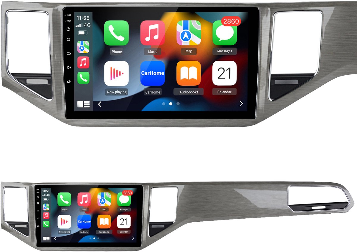 Junsun Android 15 Autoradio Geschikt Voor Volkswagen Golf Sportsvan 2016-2019 Accessoires, 4GB+64GB, Draadloze CarPlay & Andriod Auto, DAB+, GPS-navigatiesysteem, Bluetooth, Stuurwielbediening, WiFi, 10-inch Touchscreen, DSP, Octa-core processor