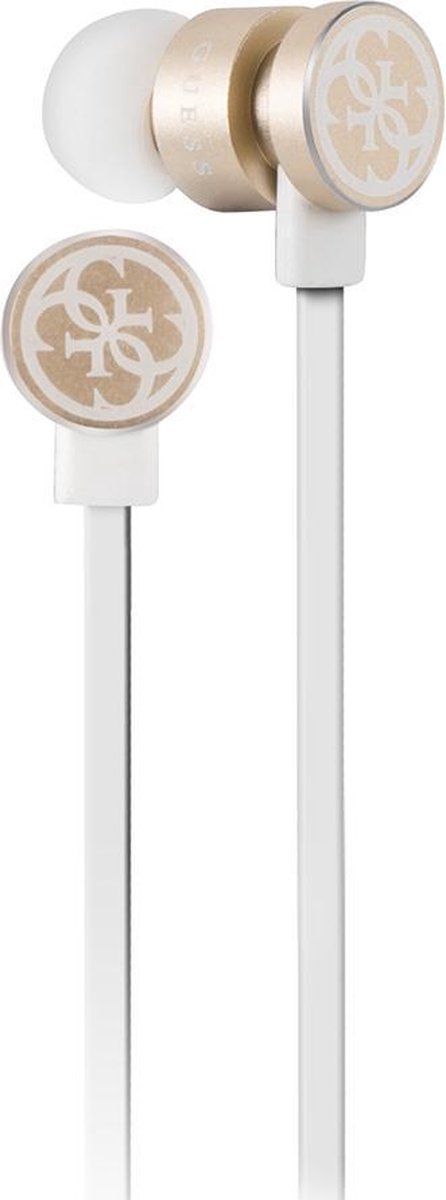 Guess in-ear wit goud oordopje - noise reduction