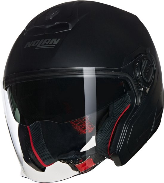 Nolan N40-5 06 Classico 302 Zwart Mat Jethelm - Maat XL - Helm