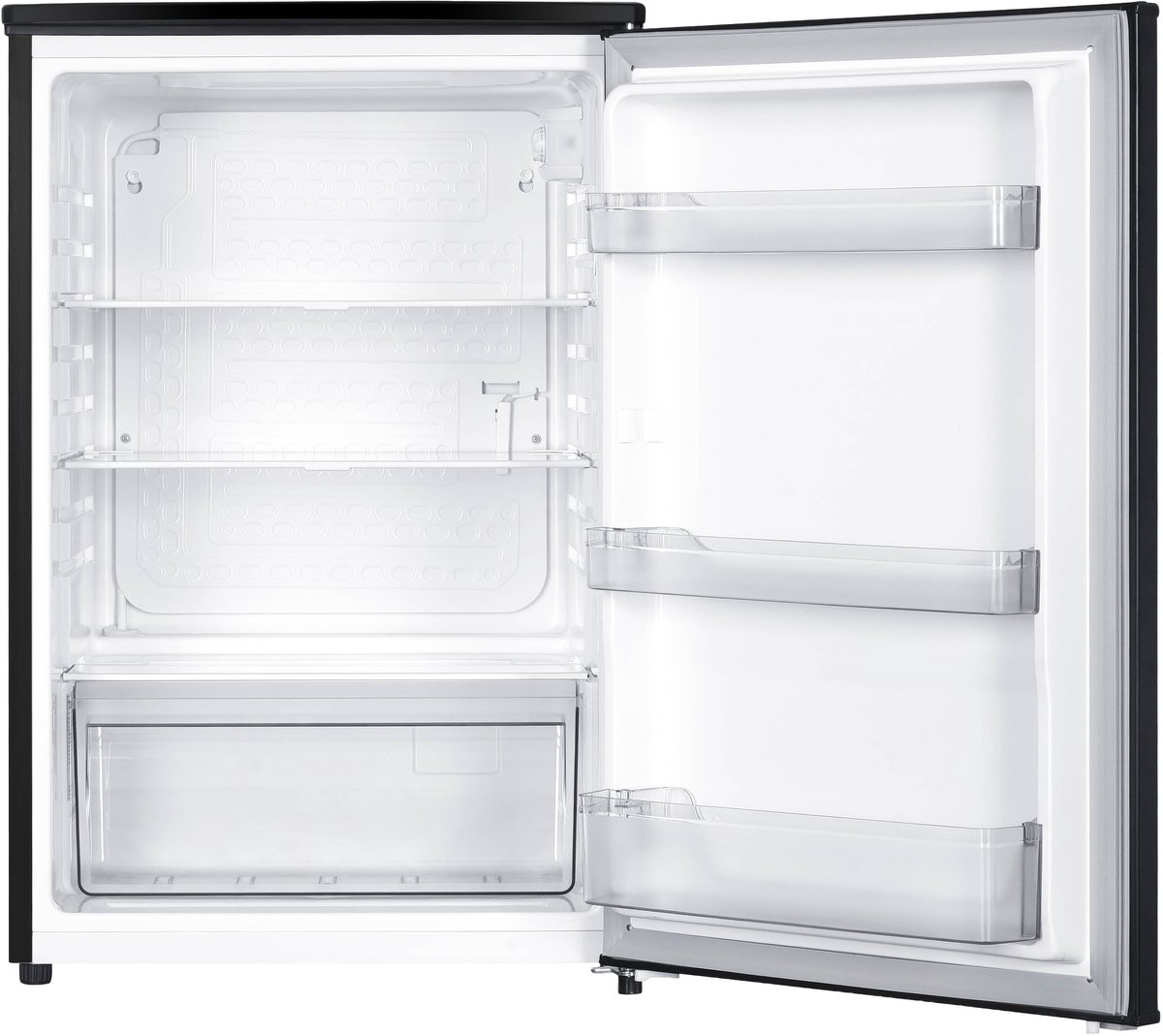 Tomado TLT5501B tafelmodel koelkast energiezuinig - 126 liter - Zonder vriesvak - 55 cm breed - Zeer stil: 35 dB - Led-verlichting - Energielabel C - Vrijstaand - Zwart — afbeelding 6