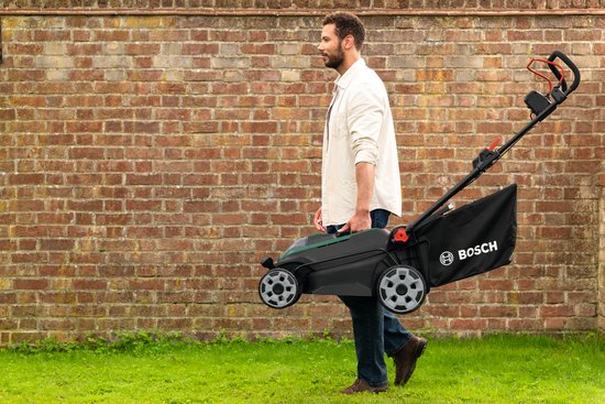Bosch Rotak 18V2-43 - Grasmaaier - Inclusief 2 x 18V 4.0 Ah accu en AL 2x18V-88 lader en mulchplug van Merkloos	 — afbeelding 4