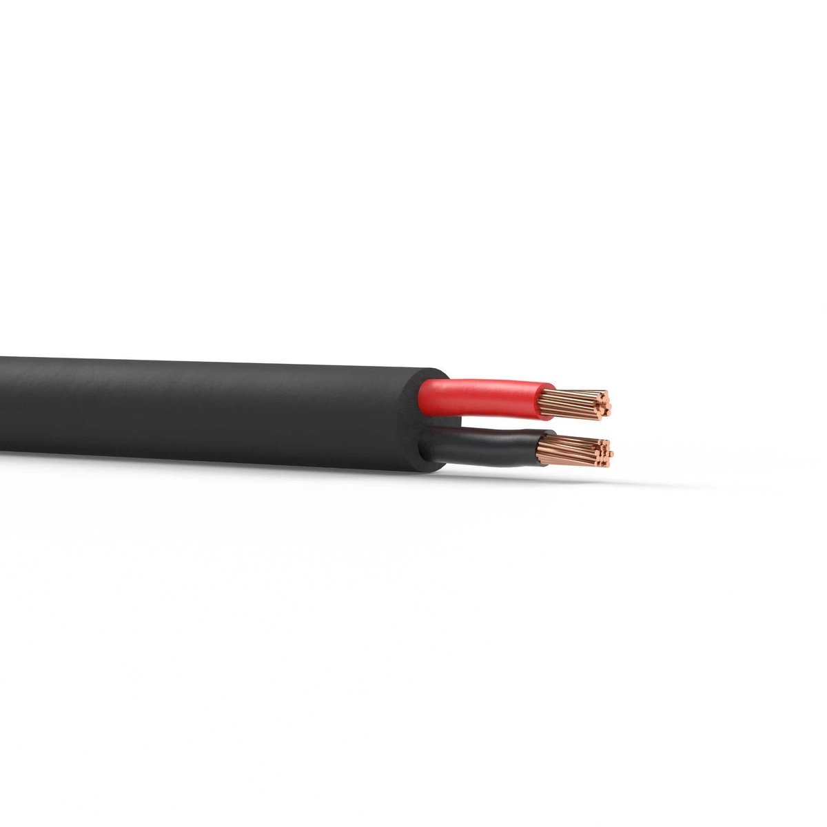 PD Connex 100V luidsprekerkabel 2x 1.5mm² - Rol van 305 meter - Zwart