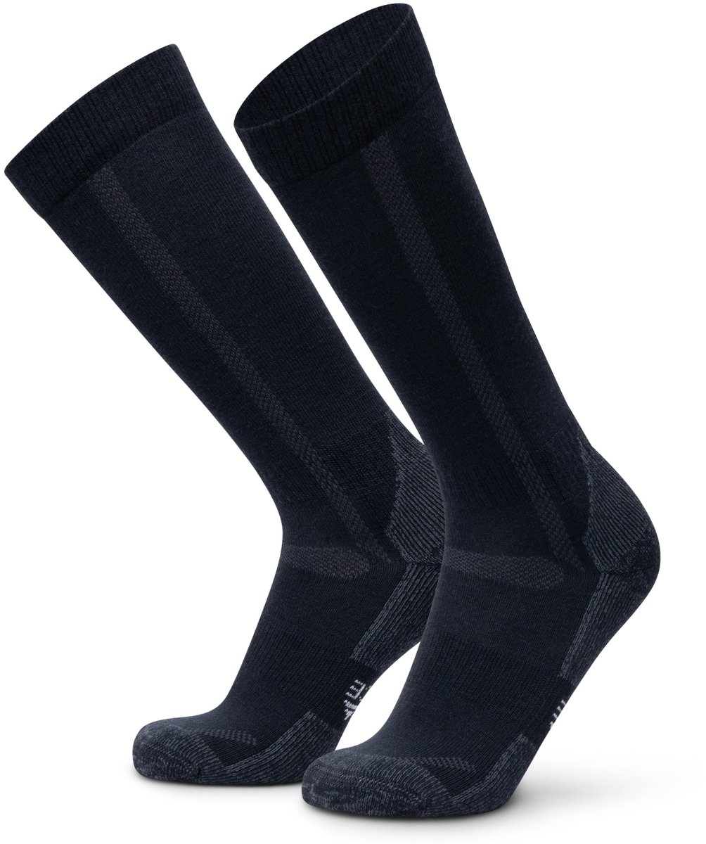 DANISH ENDURANCE Wandelsokken met Merino Wol Kniehoogte voor Dames & Heren 1 Paar Marineblauw
