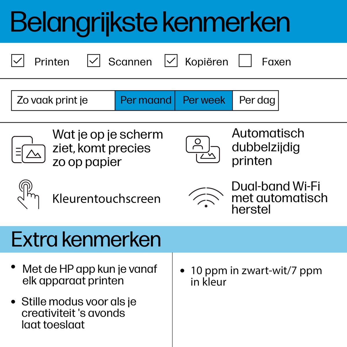 HP ENVY 6120e - All-in-One Inkjetprinter - Geschikt voor Instant Ink - Beige — afbeelding 5