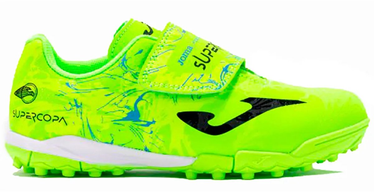 Joma Super Copa Tf Voetbalschoenen Groen,Geel EU 33
