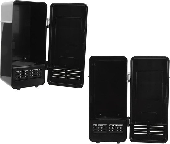 Allecto - Draagbare Mini Koelkast - USB Oplaadbare Koeler - Ideaal voor Slaapkamers - Compact en Handzaam - Voor Studenten - Mini Koelkast - Ener — afbeelding 3