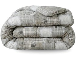 Zelesta Comfort Design Patchwork Hearts 200x200cm - Dekbed zonder overtrek - 30 dagen proefslapen - Wasbaar hoesloos dekbed - Bedrukt dekbed - Dekbed met print - All Year Winterdekbed & Zomerdekbed