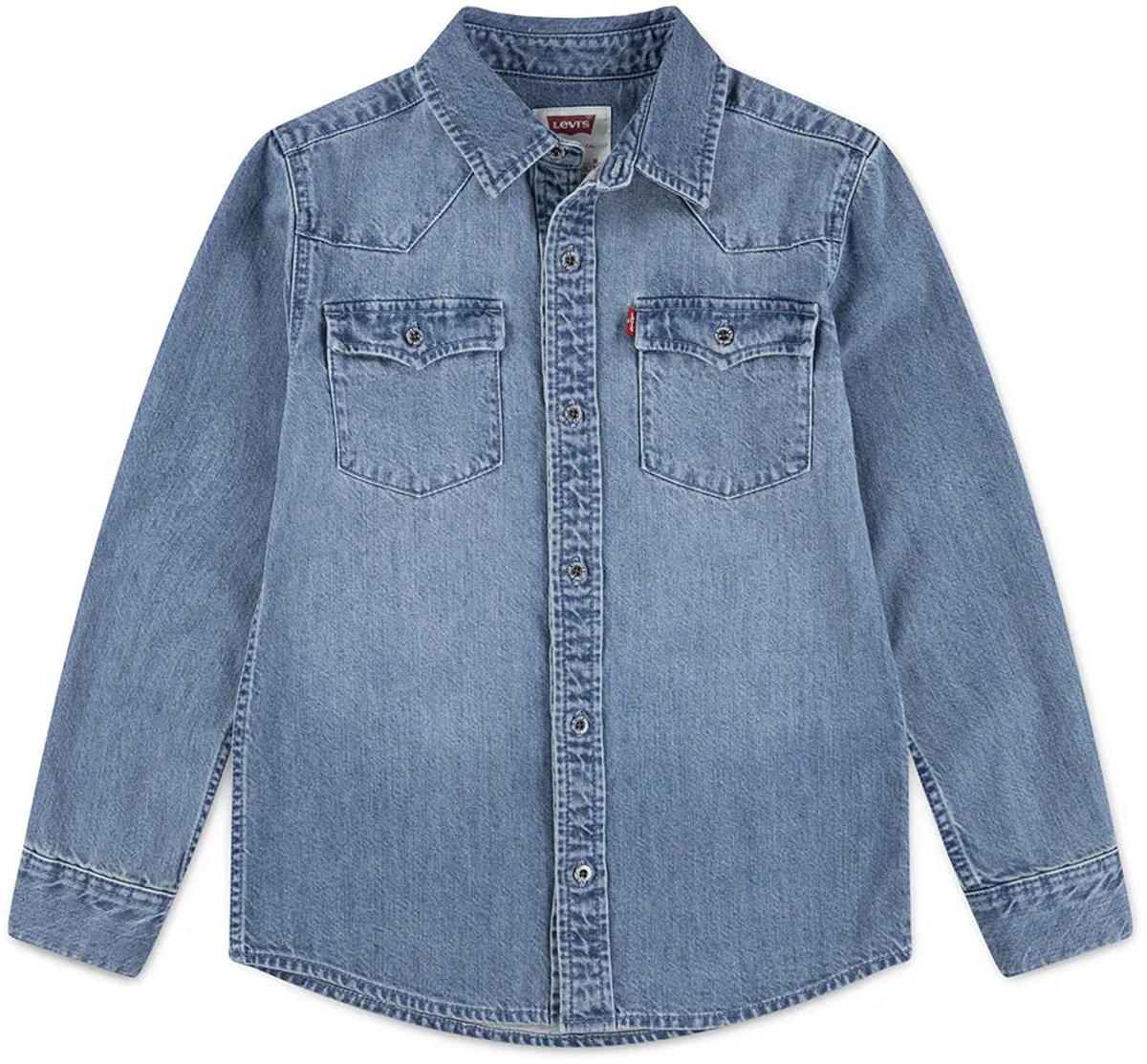 Levi´s ® Kids Barstow Western Overhemd Met Lange Mouwen 6 Years Jongens Vintage Stone