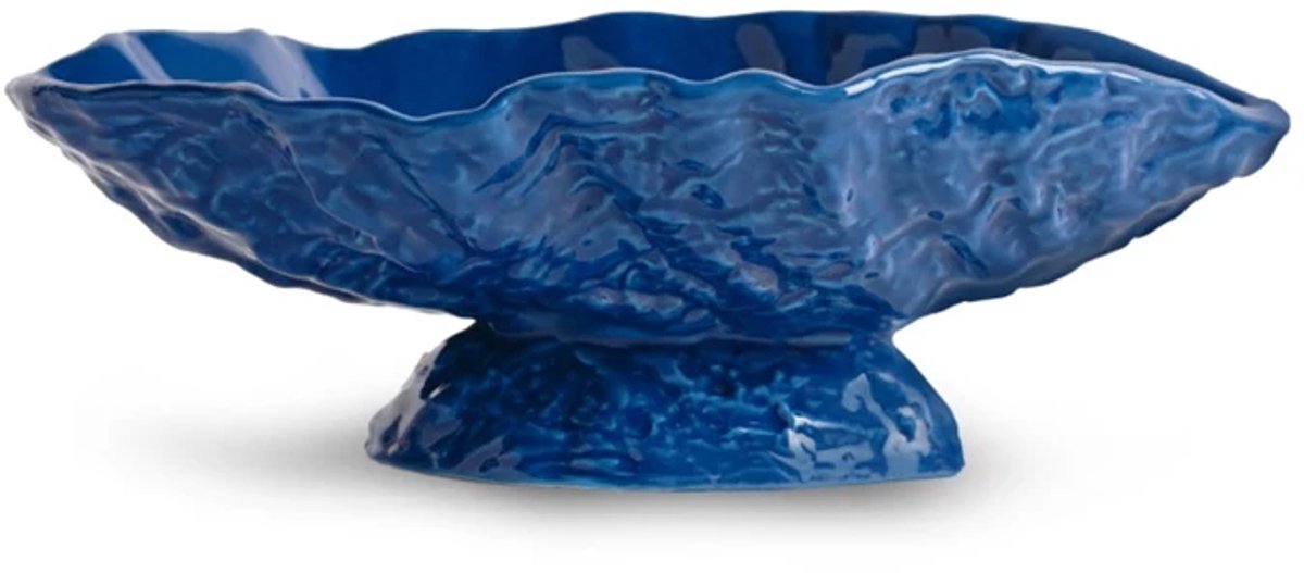 Byon Oyster oester bowl 19.5x11.5x7cm blauw