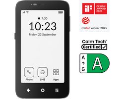 Mudita Kompakt - Écran e-ink - Téléphone portable - Noir