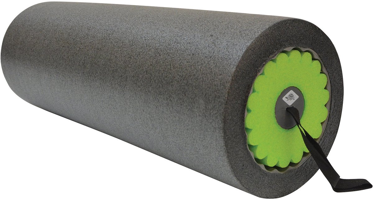 Schildkröt Fitness Fascia- Massagerollerset 45 Cm Eva Grijs/ Groen 3-delig