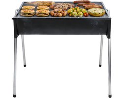 Lomera Houtskoolbarbecue - Houtskool BBQ - Barbecue - BBQ - Draagbare BBQ - Camping BBQ - Balkon BBQ - Kleine Barbecue - Draagbare Houtskoolbarbecue - Compacte BBQ
