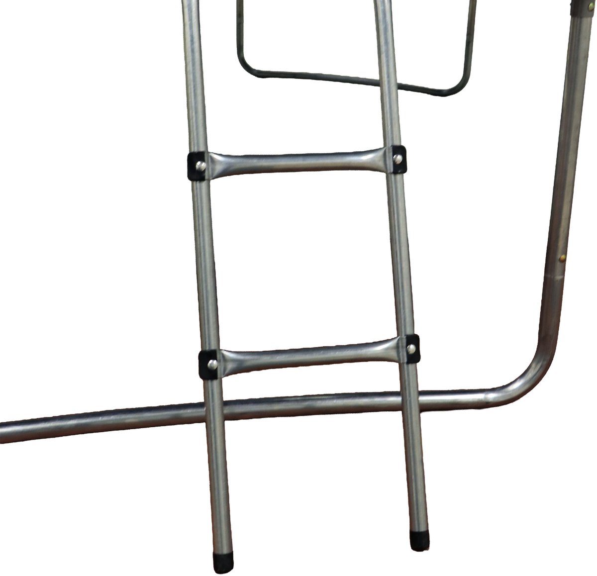 AXI Houston Trampoline - Ø 366 cm – Zwart – Met Ladder en Veiligheidsnet – Onground – Met Beschermrand – Buitenspeelgoed – Vanaf 6 jaar – foto 7