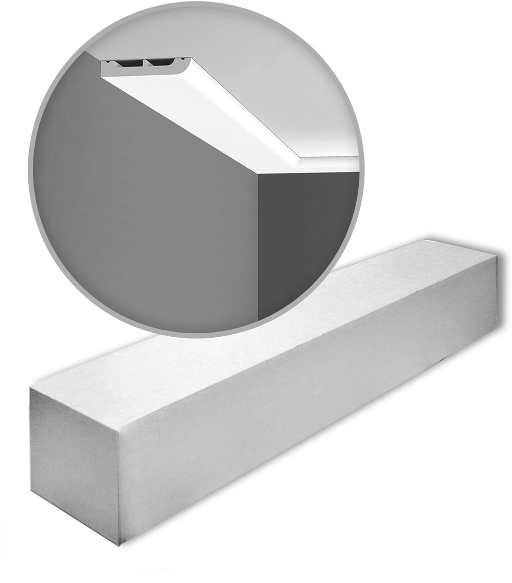 Orac Decor SX184-box AXXENT CASCADE 1 doos 20 stukken Plint 40 m
