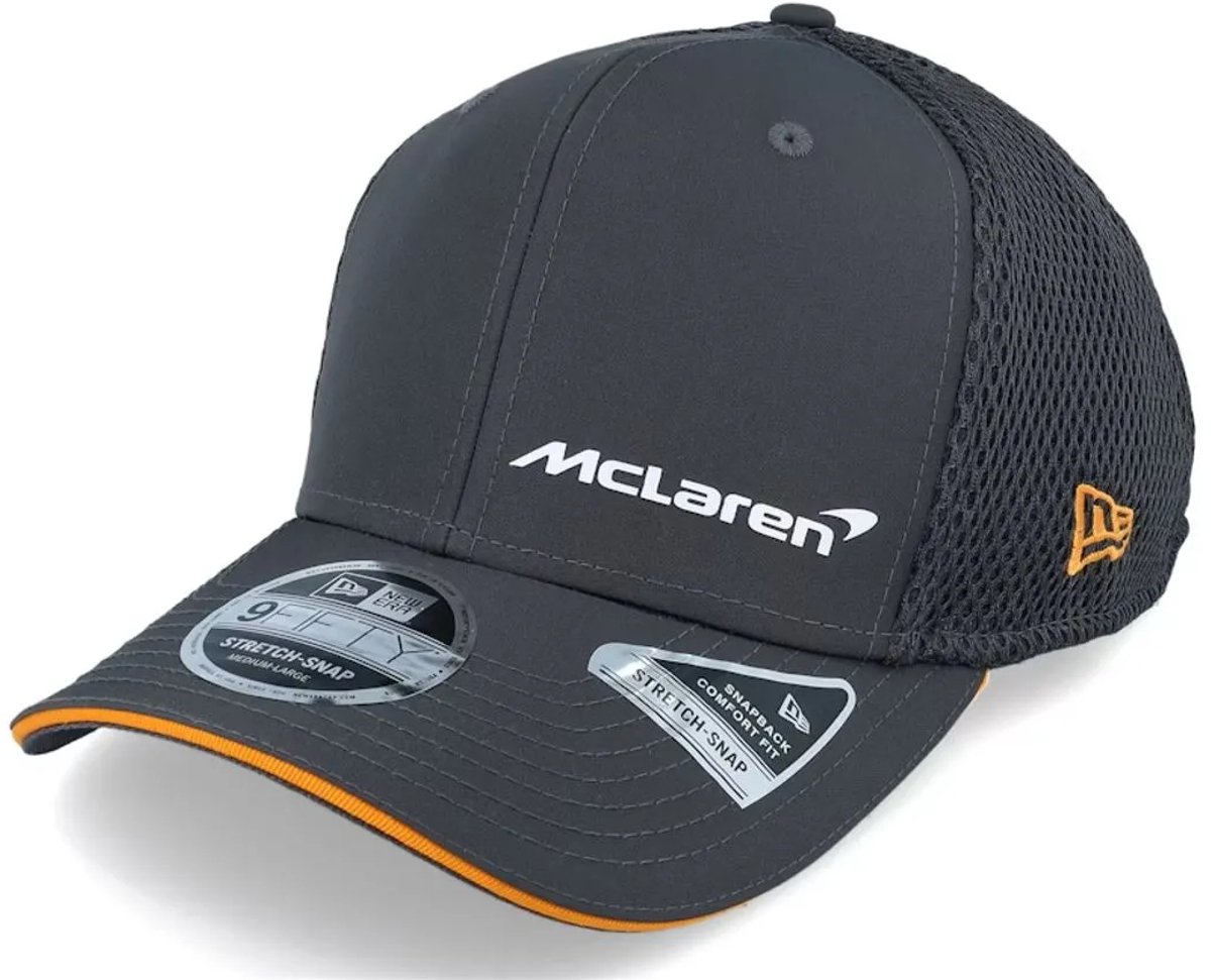 McLaren Piastri Unisex Ls Op 81 9fifty pet grijs - S