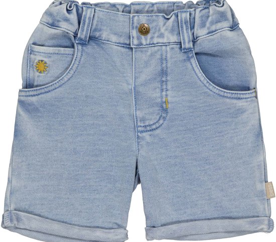 B.E.S.S. baby jongens Short Jog Denim Light Wash maat 86