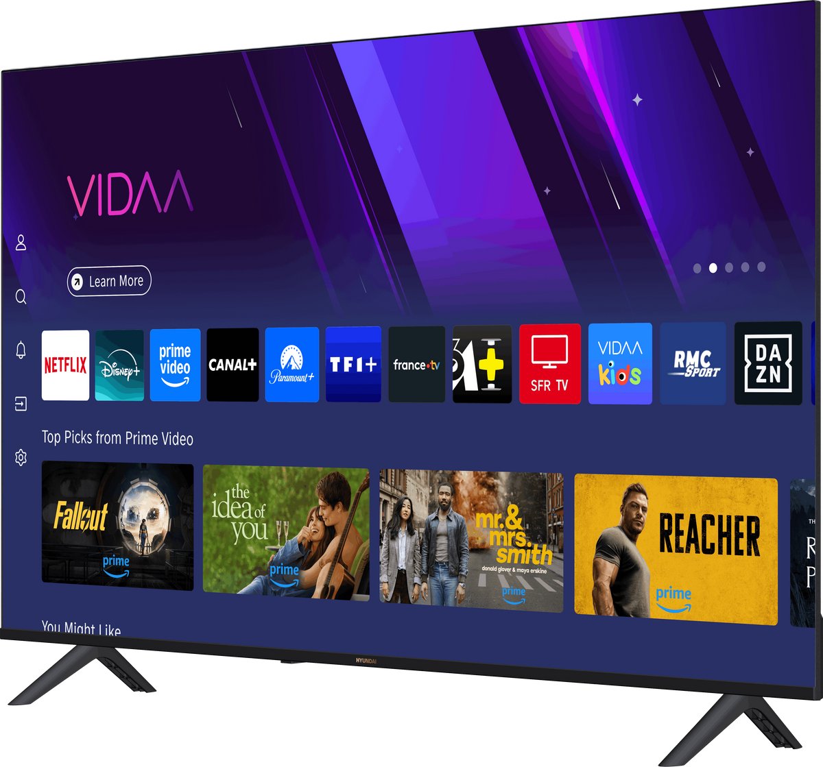 Dual Electronics 50 inch Qled Smart TV met Randloos Design - afbeelding 3