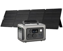 ALLPOWERS Zonnegenerator Set 600W——R600 + SE200 200W Set – 600W Zonnegenerator, 299Wh LiFePO4, 8x Apparaten, UPS, Snel opladen