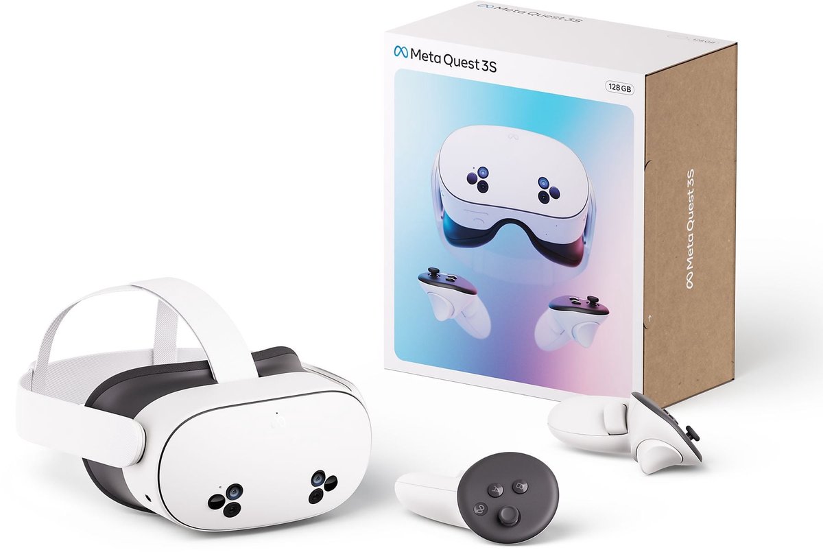 Meta Quest 3S 128GB VR-bril met 120 Hz thumbnail 3