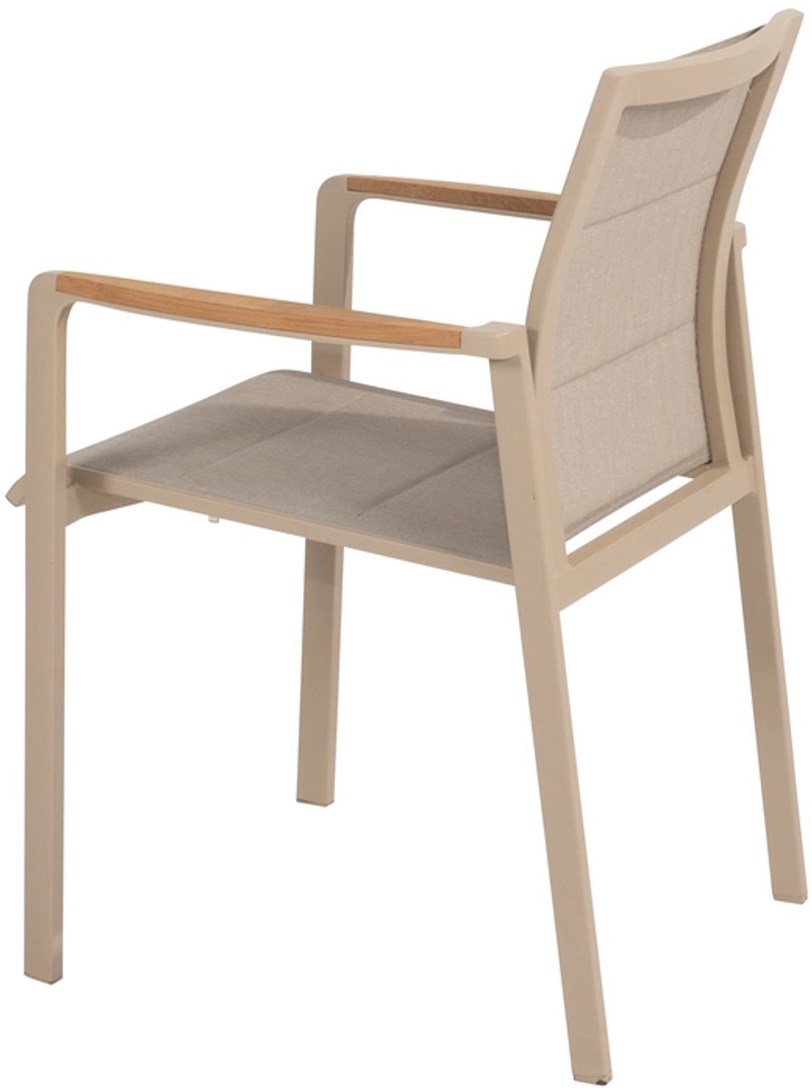 4 Seasons Outdoor Cortina stacking garden chair - latte