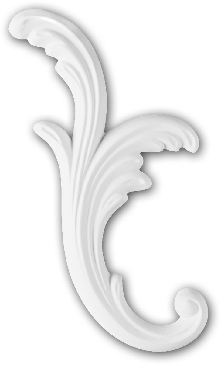 Decorative element 160111 Profhome rococo barok stijl wit