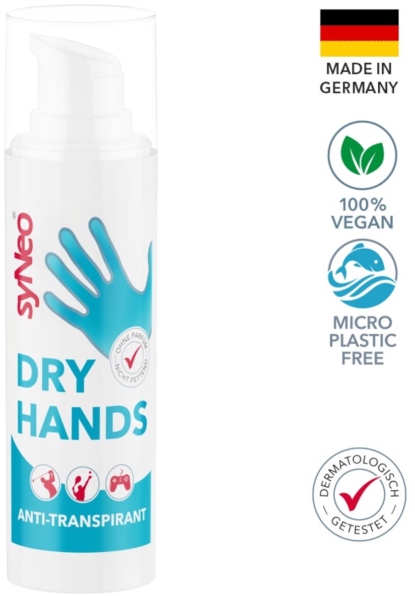 syNeo - Dry Hands - Zweethanden - Sporten en Gamen - 33ml