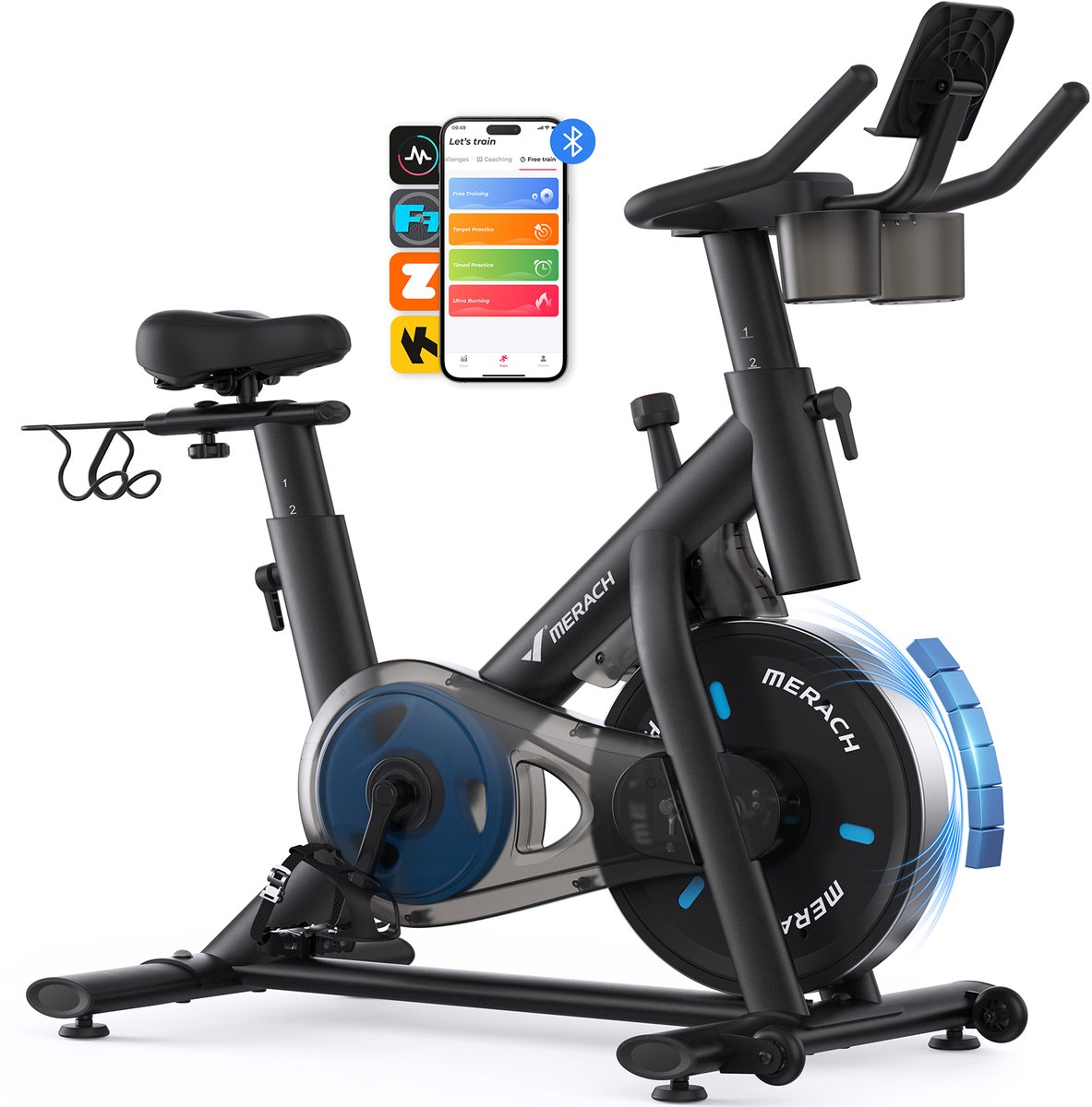 MERACH Magnetische Hometrainer met 16 Weerstandslevels - Zhejiang Yulu Electronic Technology Co.,Ltd. - €249,99