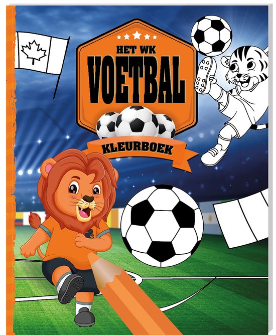 WK Voetbal 2026 - Kleurboek - cover