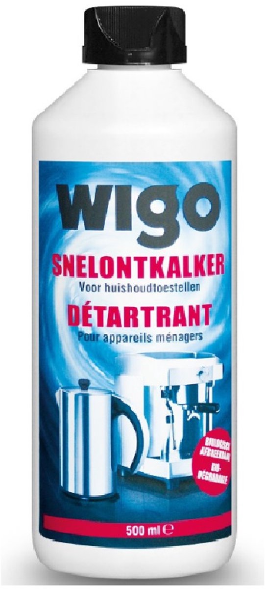 WIGO TS104 Dompelaar 1000W - Elektrische Waterverwarmer / Dompelverwarming + WIGO Snelontkalker 500 ml van Merkloos — afbeelding 2