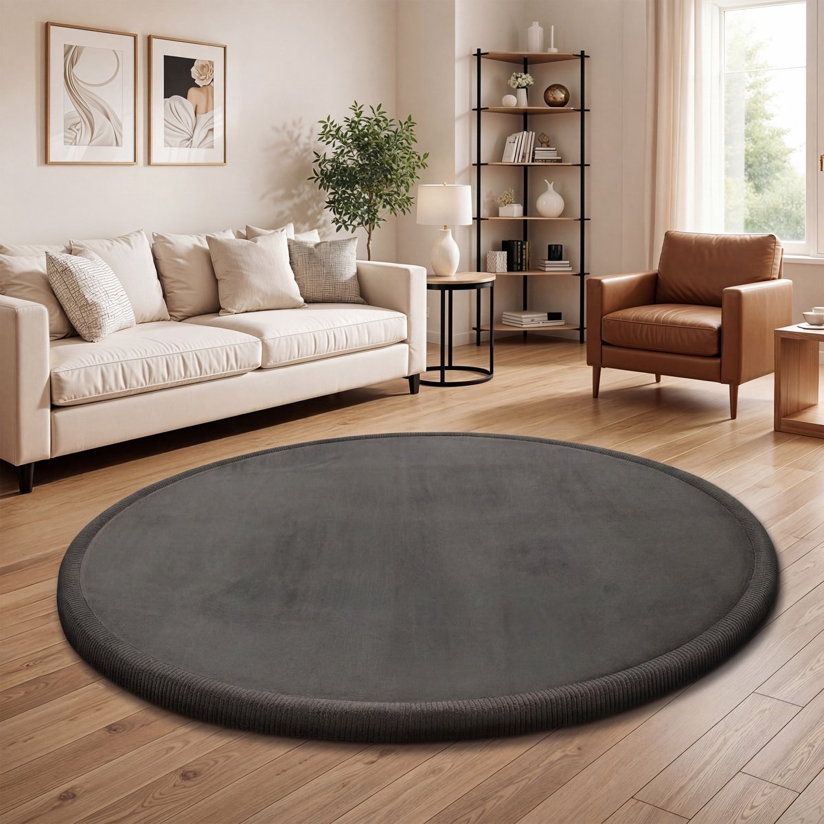 Paco Home Tapijt Voor Kinderen Vloerkleed Kinderkamer Zacht Antislip Modern 160 cm Rund