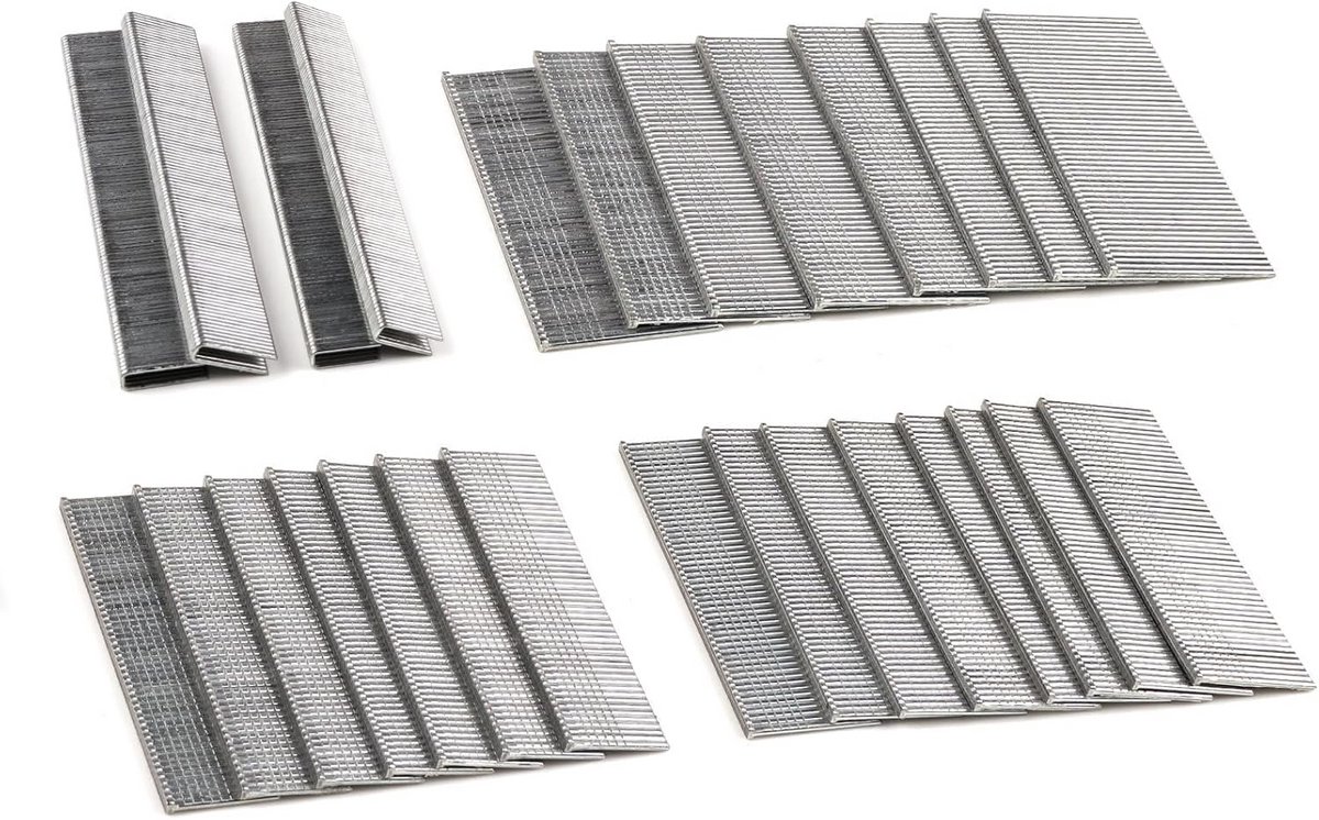 Nagels en Klemmen Set 18GA - 1600 Stuks voor Elektrische Nietmachines